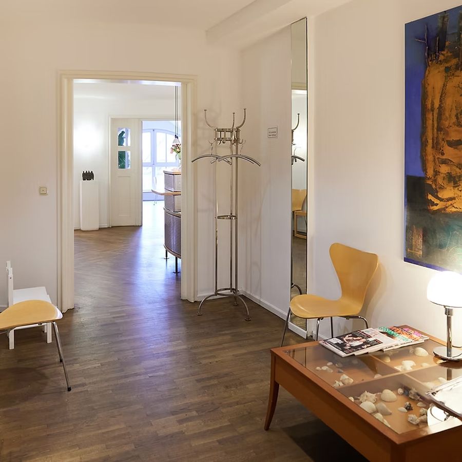 Wartebereich der Praxis für Osteopathie in München